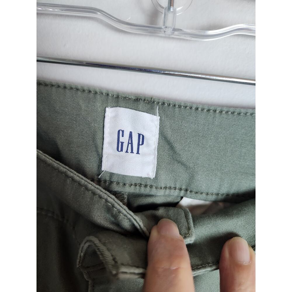 GAP Girlfriend Khaki Olive Green sz 8 womens Careerwear workwear uniform - Picture 5 of 11